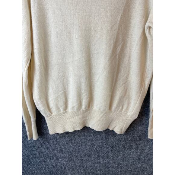 United Colors of Benetton Sweater Women’s 46 US 16 Yoke color turtleneck Italy - Picture 7 of 16